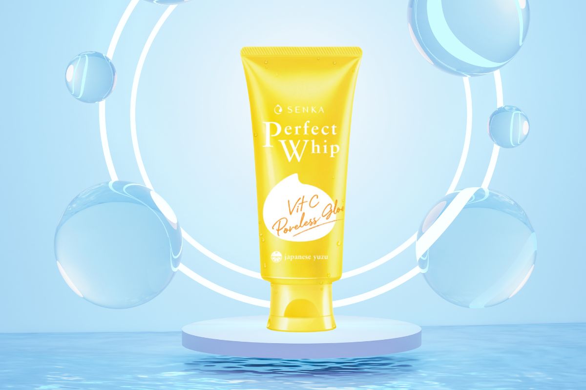 Sữa rửa mặt Senka Perfect Whip VitC Poreless Glow