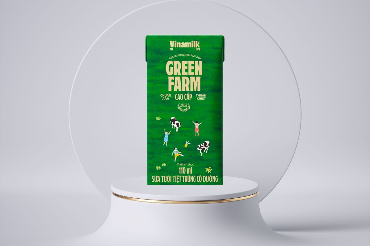Sữa tươi tiệt trùng Vinamilk Green Farm