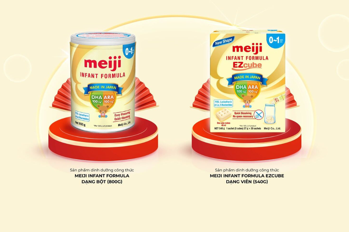 Thương hiệu sữa bột Meiji
