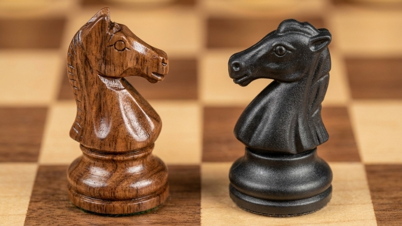 Gỗ mang lại sự sang trọng, đầm tay; trong khi nhựa ABS nam ch&acirc;m lại bền bỉ v&agrave; tiện dụng cho những chuyến đi