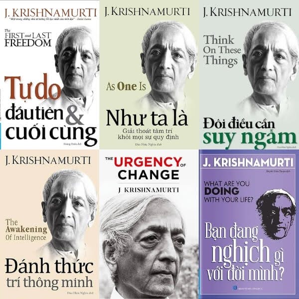 C&aacute;c t&aacute;c phẩm nổi bật của t&aacute;c giả J. Krishnamurti