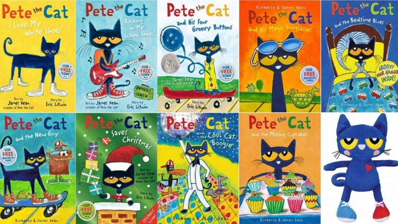 C&ugrave;ng ch&uacute; m&egrave;o xanh lạc quan học tiếng Anh qua những c&acirc;u chuyện vần điệu bắt tai