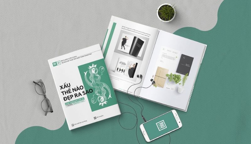 Sách Thiết Kế - Đồ Họa trang bị cho bạn kiến thức chuẩn về bố cục, màu sắc,...