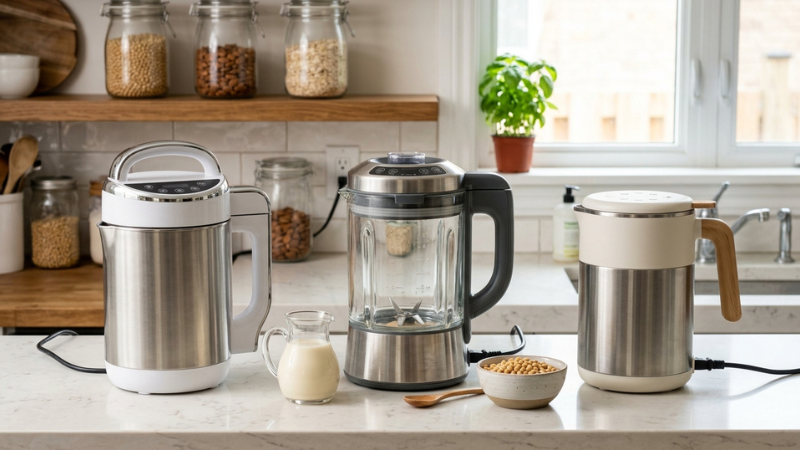 Máy làm sữa đậu nành đa năng tích hợp nhiều chức năng tiện lợi