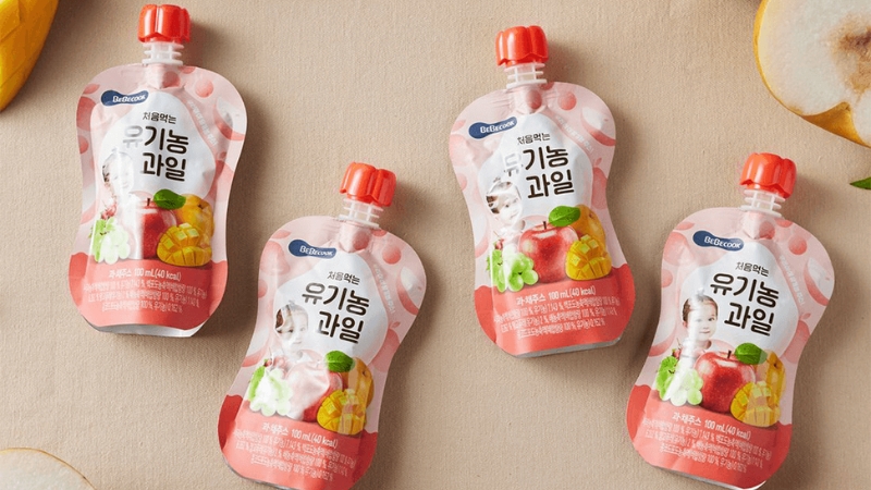 Nước tr&aacute;i c&acirc;y cho b&eacute;, hương vị tự nhi&ecirc;n v&agrave; dễ uống