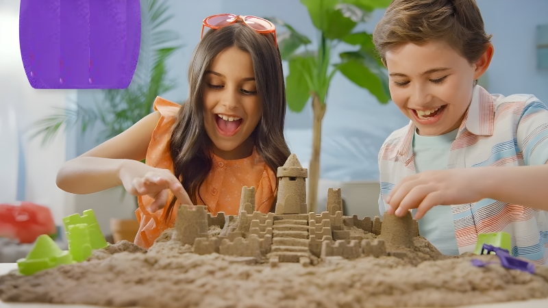 Cát nặn cho bé, an toàn và thân thiện khi sử dụng