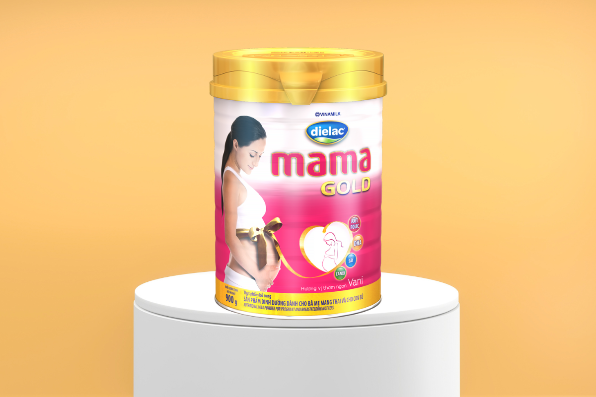 Sữa bột d&agrave;nh cho b&agrave; bầu Vinamilk Dielac Mama Gold