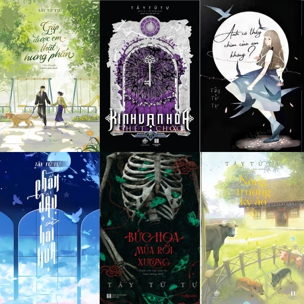 C&aacute;c t&aacute;c phẩm nổi bật của t&aacute;c giả T&acirc;y Tử Tự