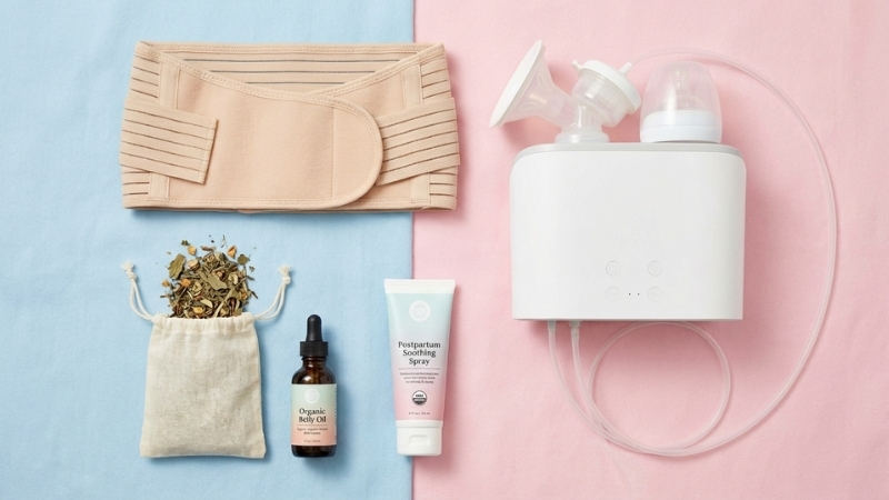 C&aacute;c sản phẩm chăm s&oacute;c mẹ bầu v&agrave; sau sinh: Đai đỡ bụng, M&aacute;y h&uacute;t sữa, Thảo dược x&ocirc;ng tắm