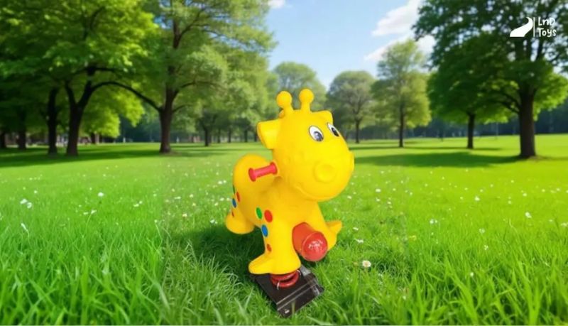 Thú nhún giúp bé thoải mái vui chơi và phát triển