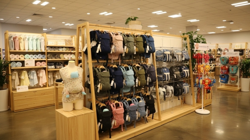 Ti&ecirc;u ch&iacute; chọn địu em b&eacute; chuẩn c&ocirc;ng th&aacute;i học, tho&aacute;ng kh&iacute;, an to&agrave;n, &ecirc;m vai v&agrave; bền chắc