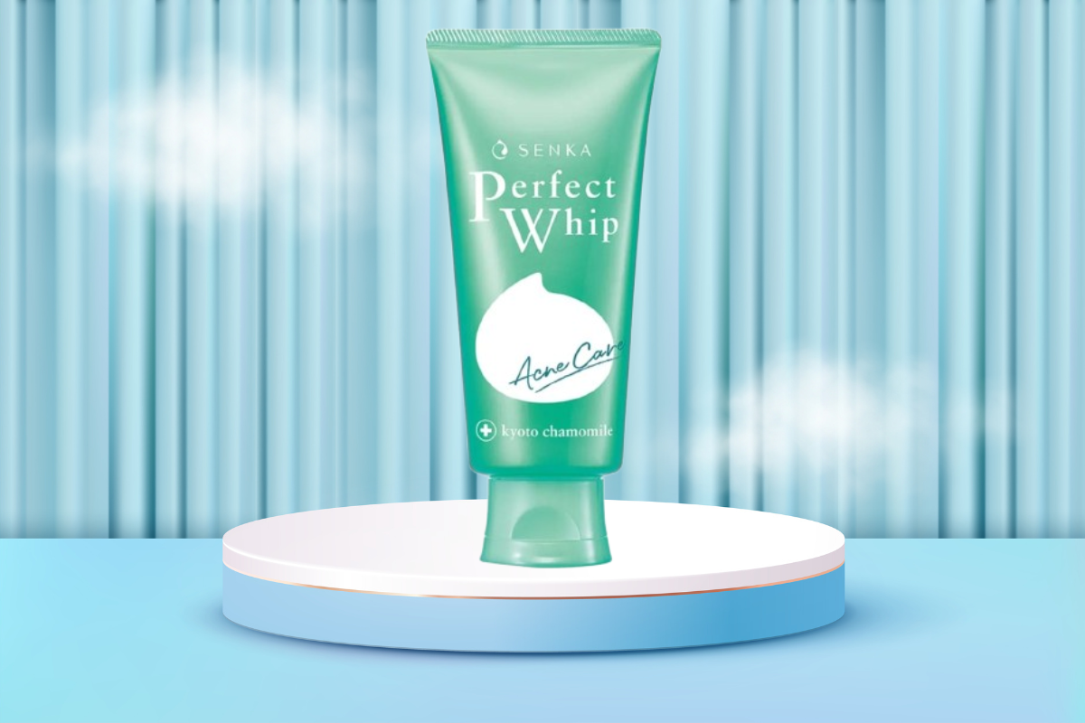 Sữa rửa mặt Senka Perfect Whip Acne Care