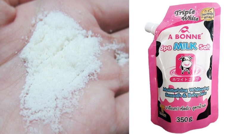 Muối tắm gi&uacute;p cải thiện da kh&ocirc; sần