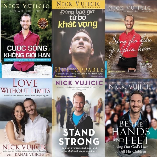Các tác phẩm nổi bật của tác giả Nick Vujicic