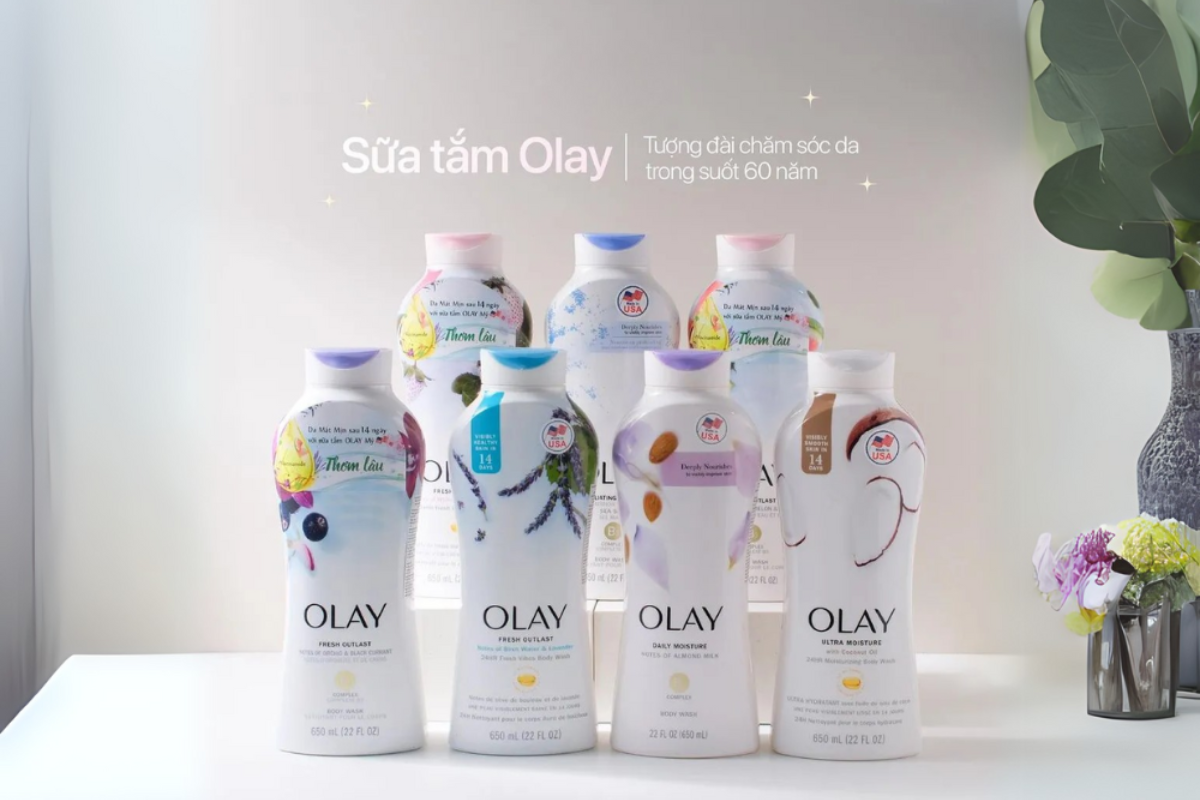 Những điểm nổi bật của sữa tắm Olay