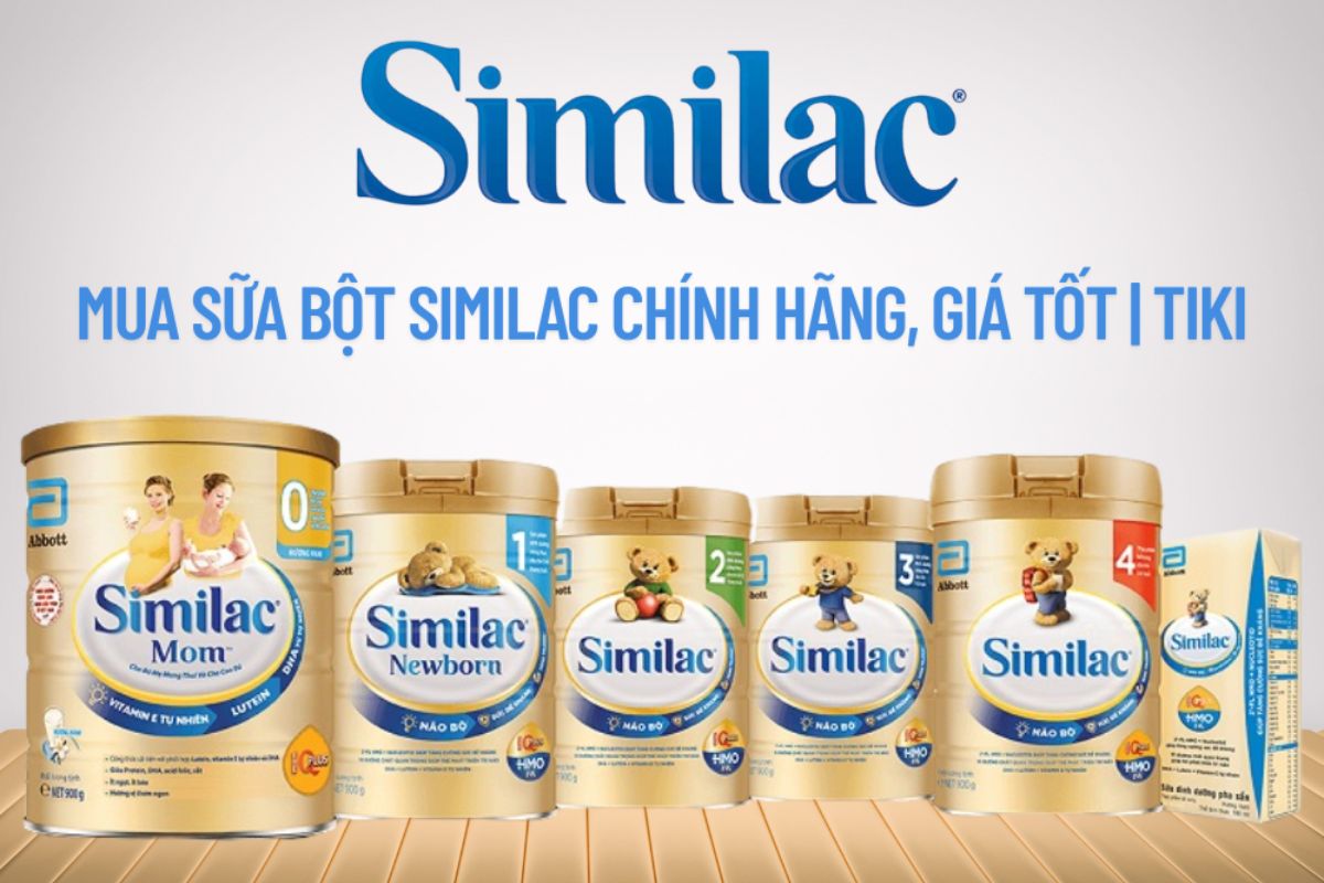 Thương hiệu sữa bột Similac đến từ Mỹ