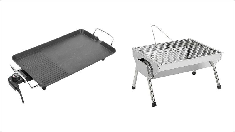 Bếp nướng điện v&agrave; bếp than hoa cho nhu cầu trong nh&agrave; v&agrave; ngo&agrave;i trời