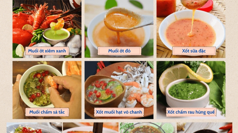 Sốt chấm đậm vị &ndash; b&iacute; quyết l&agrave;m n&ecirc;n sức hấp dẫn của c&aacute;c m&oacute;n ăn
