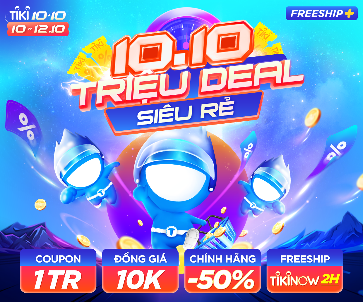 TIKI SALE 1010 SIÊU ĐỈNH Tiki