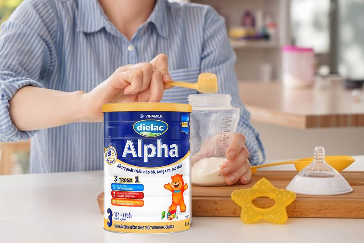 Hướng dẫn cách pha sữa Dielac đúng chuẩn