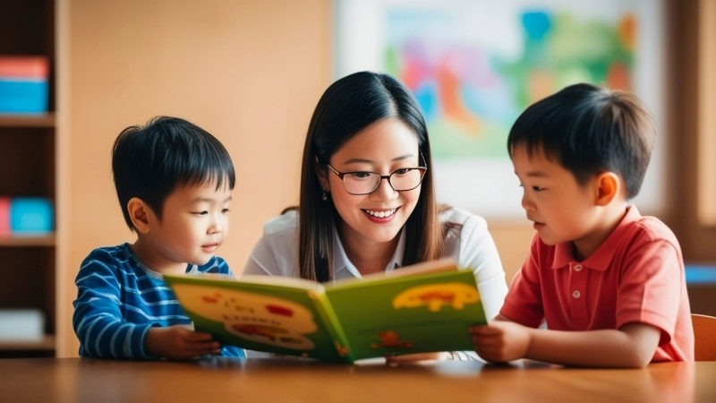 Mua s&aacute;ch chất lượng, hợp sở th&iacute;ch v&agrave; quan s&aacute;t phản ứng của b&eacute;