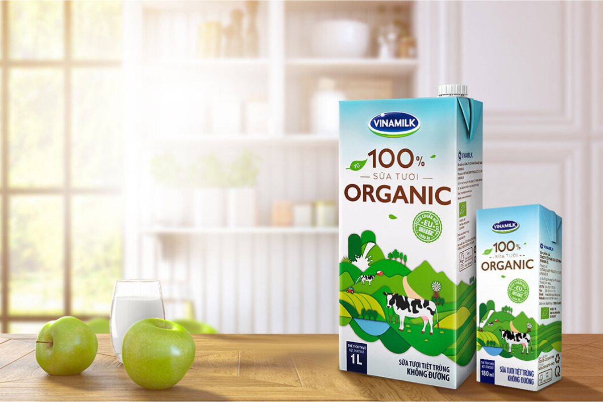 Sữa tươi Vinamilk không đường 1 lít