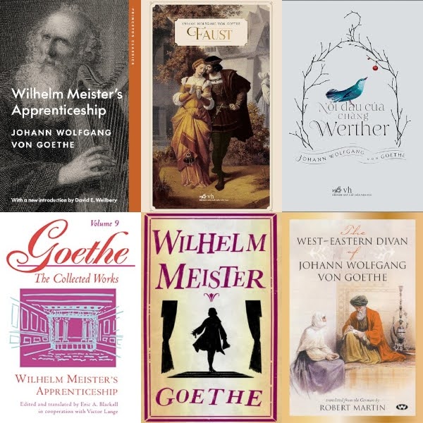 Các tác phẩm tiêu biểu của tác giả Johann Wolfgang von Goethe