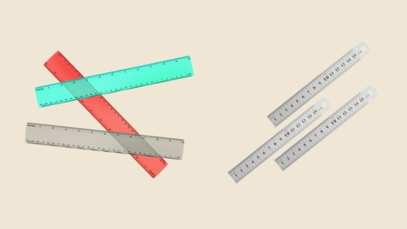 Thước dẻo an to&agrave;n cho b&eacute;, thước kim loại bền bỉ cho c&ocirc;ng việc