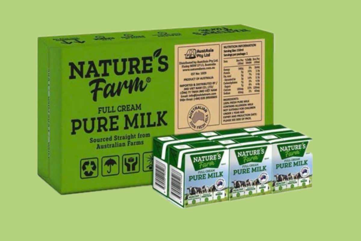 Sữa tươi nguyên kem Nature's Farm  