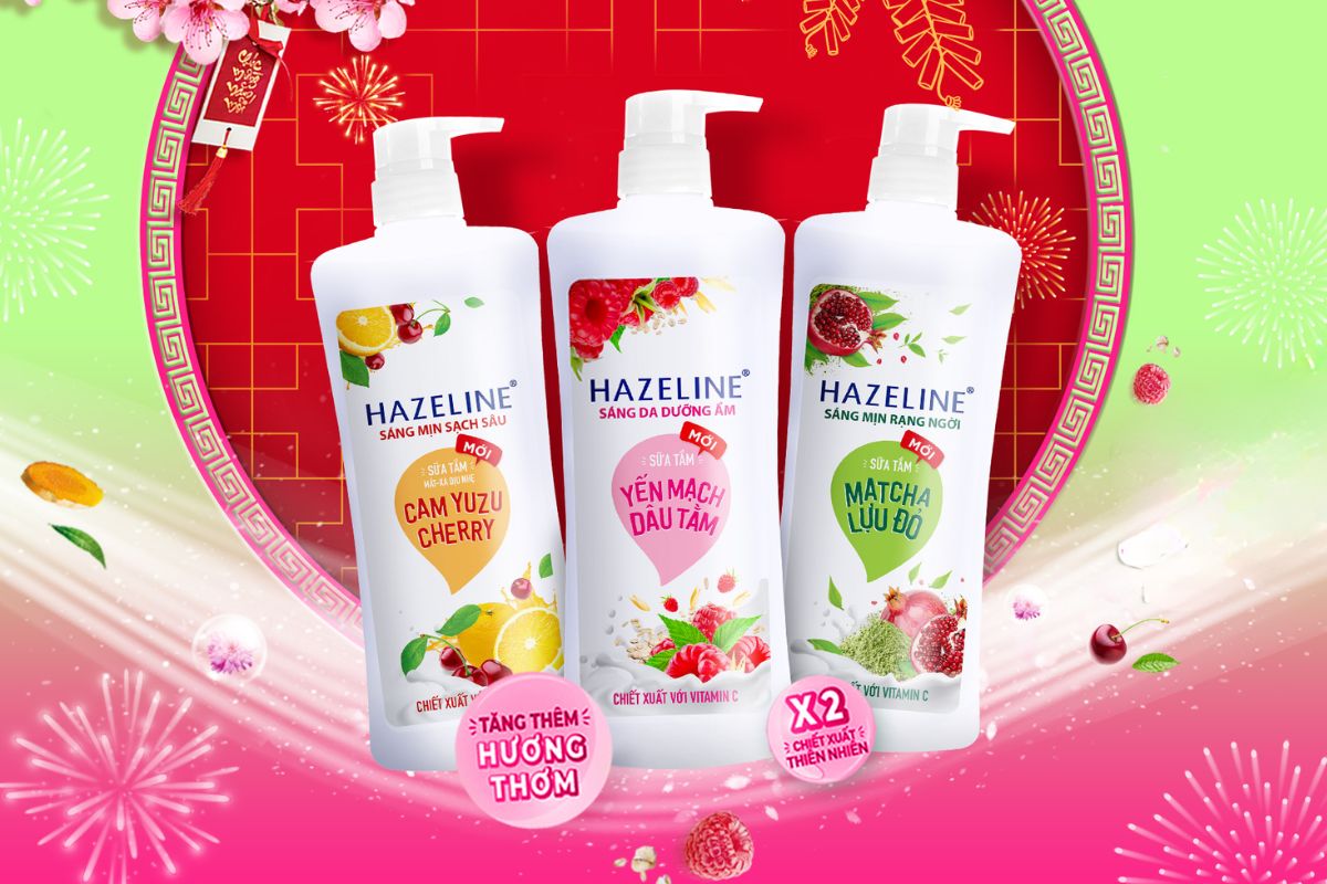 sữa tắm Hazeline