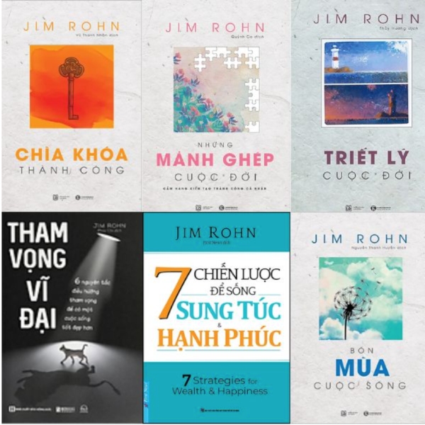 Sự nghiệp của Jim Rohn để lại nhiều tác phẩm truyền cảm hứng, giúp độc giả nâng cao tư duy, kỷ luật và thành công trong cuộc sống.