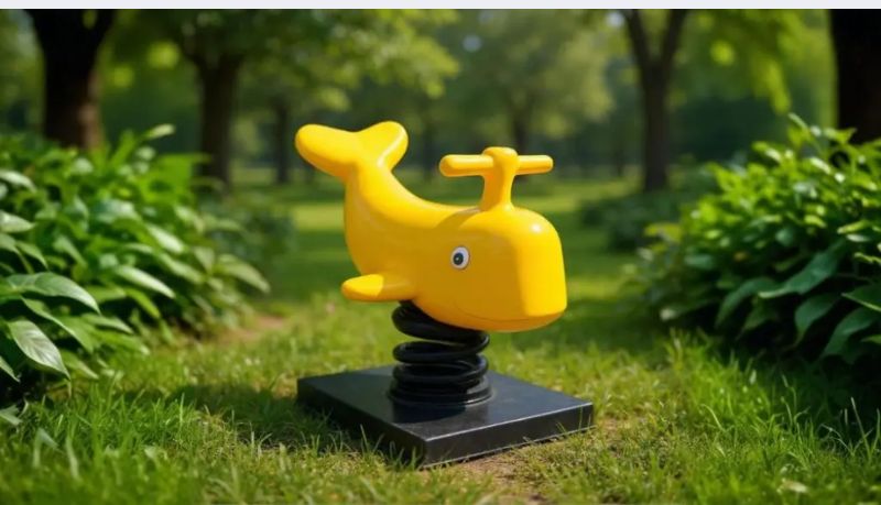 Thú nhún lò xo phù hợp với nhiều độ tuổi của bé