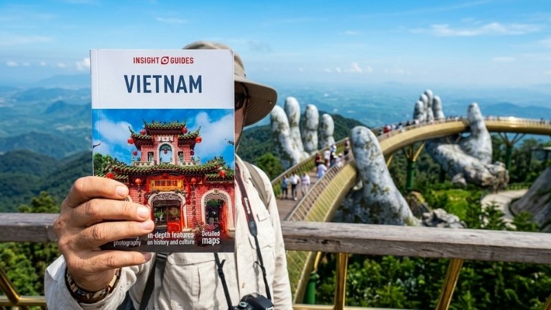 Insight Guides Vietnam nổi bật với hình ảnh rực rỡ và những phân tích chuyên sâu về văn hóa, con người Việt