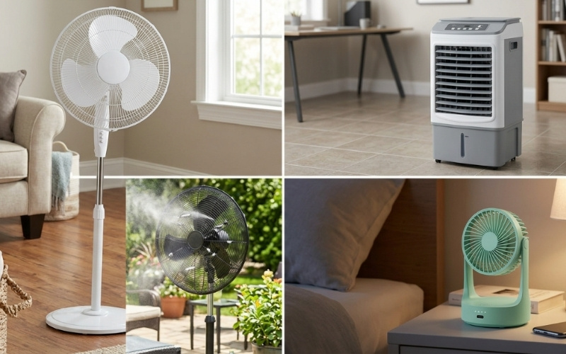 Tiki bán các mẫu mã quạt điện chính hãng uy tín, giá rẻ, chất lượng