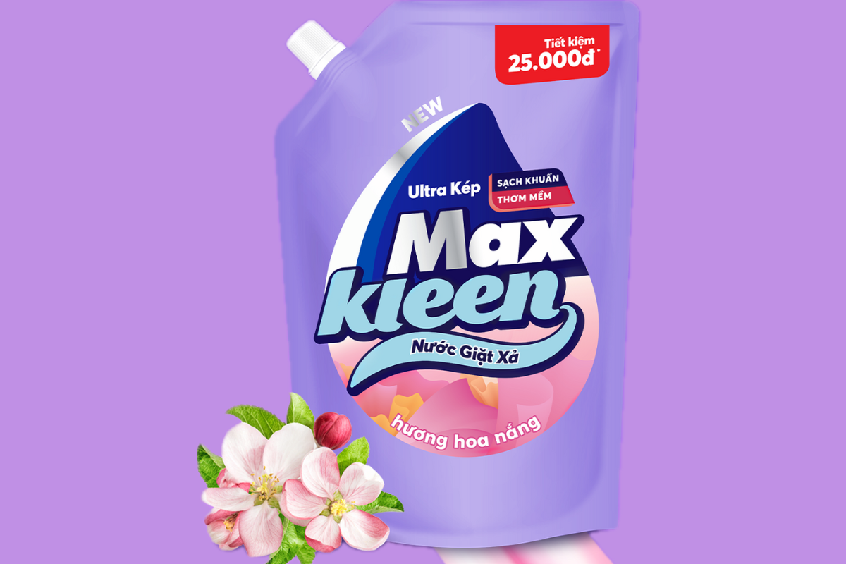 nước giặt Maxkleen 3.8kg mùi nào thơm nhất