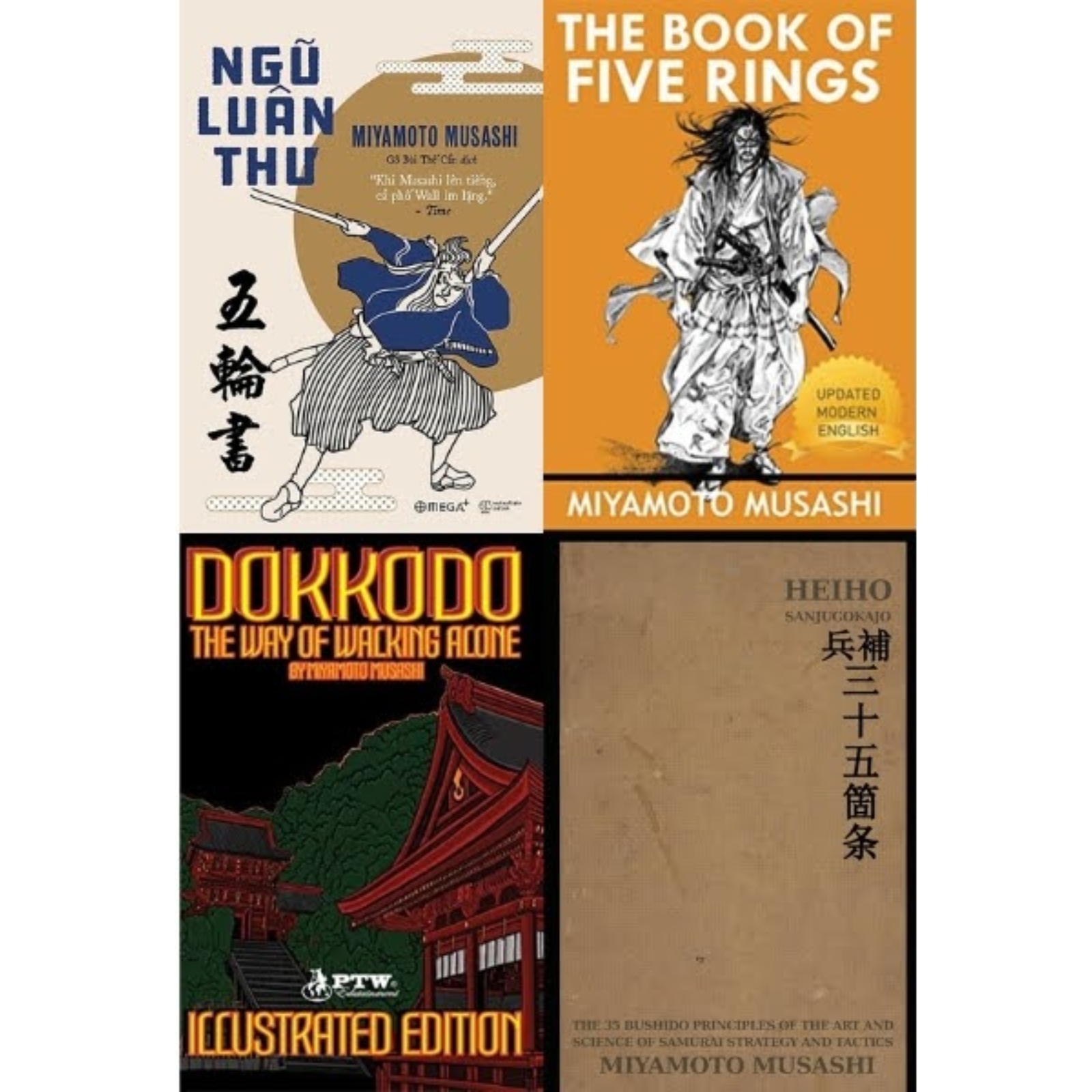 Các tác phẩm nổi bật của tác giả Miyamoto Musashi