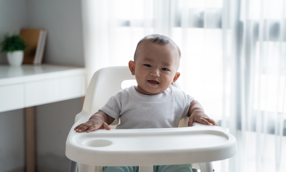 Ghế ăn dặm cho bé tiện lợi khi ăn