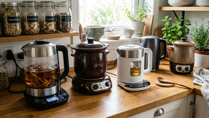 Chọn dung t&iacute;ch ph&ugrave; hợp gi&uacute;p việc sắc thuốc tiện lợi v&agrave; hiệu quả hơn