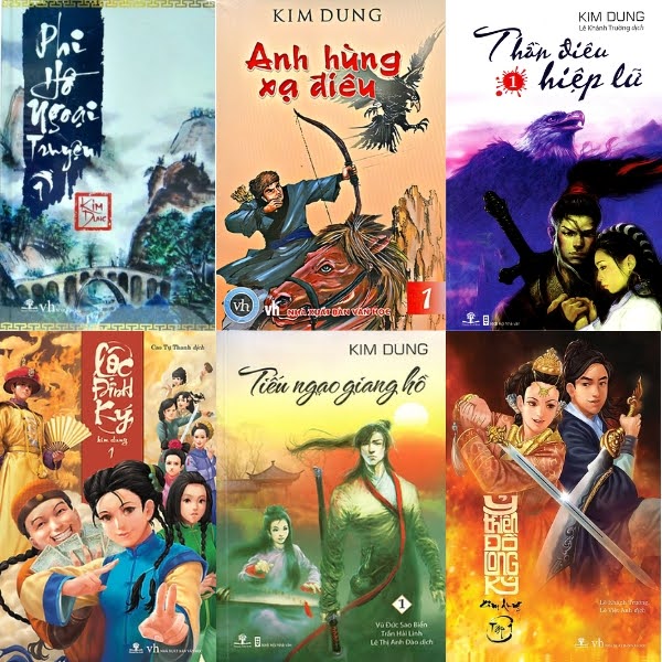 Các tác phẩm nổi bật của tác giả Kim Dung