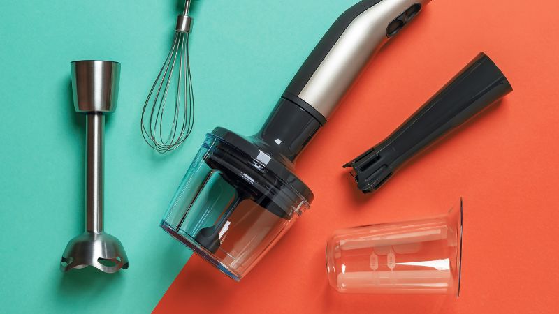 M&aacute;y xay cầm tay nhỏ gọn tiện lợi dễ vệ sinh v&agrave; đa năng với nhiều phụ kiện