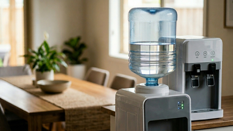 Thiết kế úp bình giúp bạn dễ dàng quan sát lượng nước và chủ động thay thế khi cần thiết