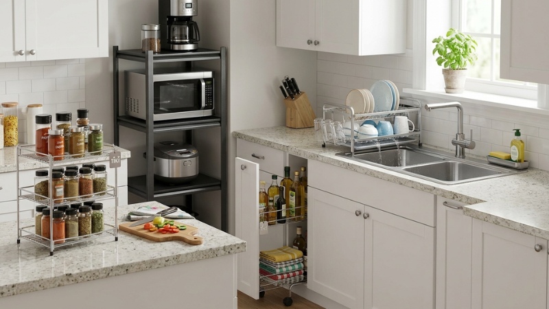 Mua kệ nhà bếp tại Tiki, đa dạng mẫu mã