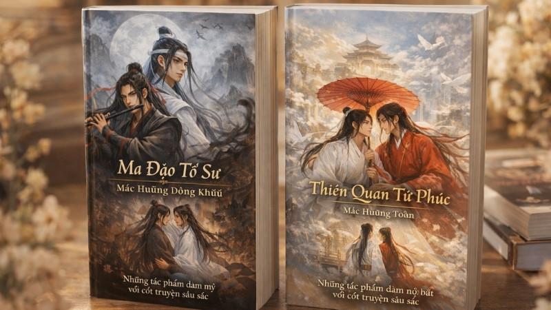 C&aacute;c t&aacute;c phẩm đam mỹ nổi bật như Ma Đạo Tổ Sư, Thi&ecirc;n Quan Tứ Ph&uacute;c ghi dấu ấn nhờ cốt truyện s&acirc;u sắc