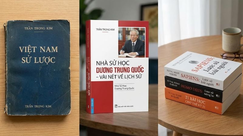 c&aacute;c t&aacute;c gỉa v&agrave; đầu s&aacute;ch nổi tiếng trong thế giới s&aacute;ch lịch sử