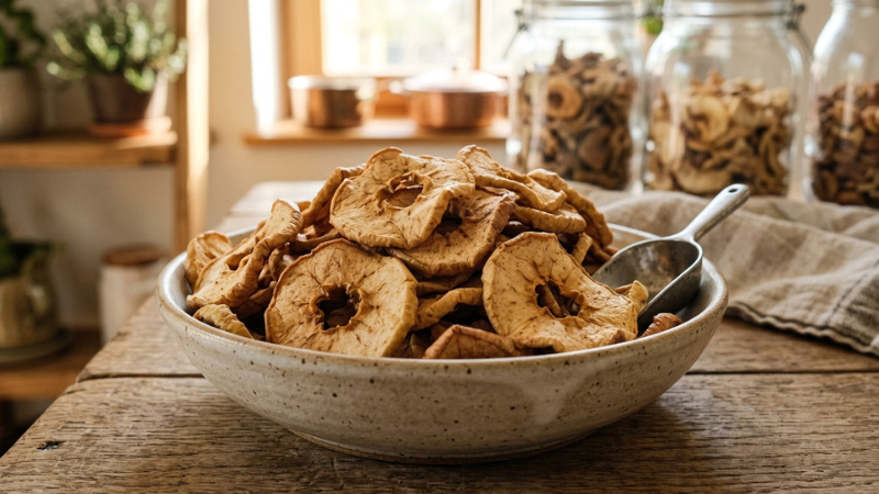 Táo đỏ khô là nguyên liệu vàng giúp các món hầm và chè dưỡng nhan thêm phần thanh mát, bổ dưỡng