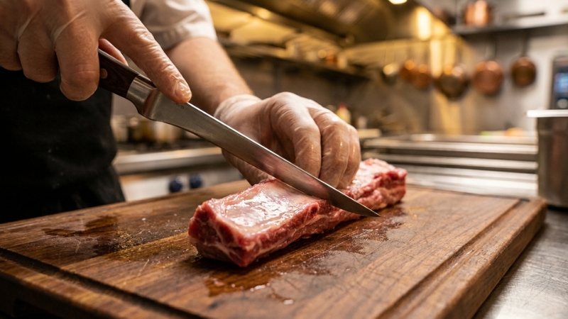 Sử dụng dao lọc xương ch&iacute;nh h&atilde;ng gi&uacute;p l&oacute;c thịt v&agrave; phi l&ecirc; c&aacute; chuy&ecirc;n nghiệp, giữ trọn vẹn thớ thịt đẹp mắt