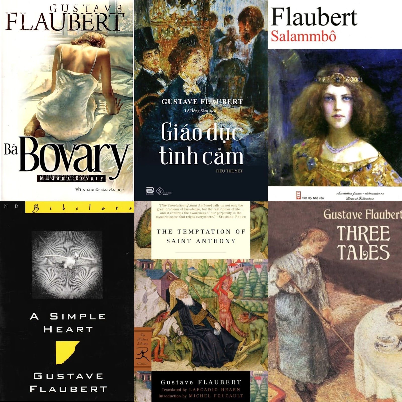 Các tác phẩm nổi bật của Gustave Flauber