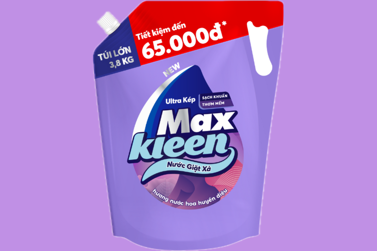 Nước giặt xả MaxKleen hương nước hoa
