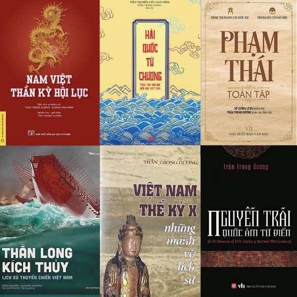 C&aacute;c t&aacute;c phẩm nổi bật của t&aacute;c giả Trần Trọng Dương