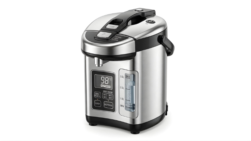 T&iacute;nh năng kh&oacute;a trẻ em v&agrave; tự ngắt khi cạn nước gi&uacute;p gia đ&igrave;nh an t&acirc;m tuyệt đối khi sử dụng